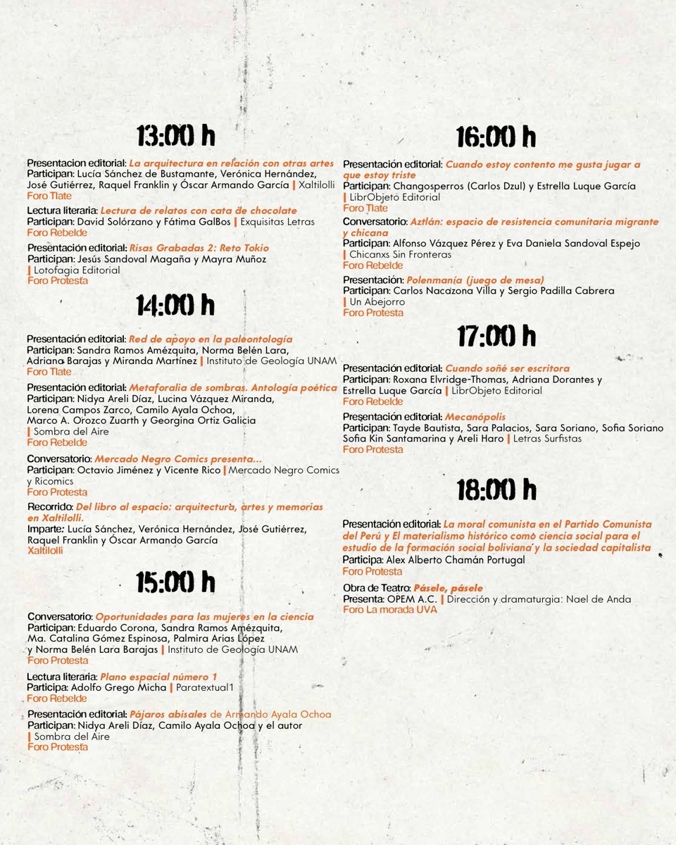 ccutlatelolco's tweet photo. 📣 ¡La espera terminó!
Consultar toda la programación de la Feria 2026 📚✨, que se llevará a cabo los próximos 30 y 31 de mayo en el Centro Cultural Universitario Tlatelolco.

🎭 Talleres
🎤 Conferencias
📖 Presentaciones
🎶 Actividades culturales y mucho más

¡No se lo pierdan! Los esperamos para disfrutar juntos de dos días llenos de cultura, aprendizaje y comunidad. 🙌