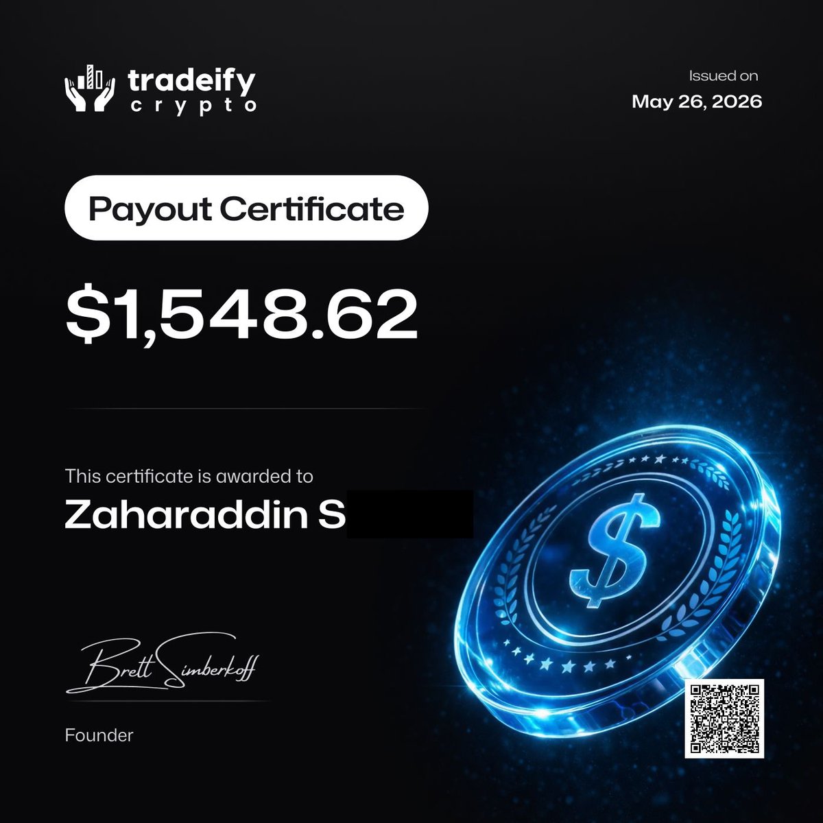 Tradeify Crypto tweet media