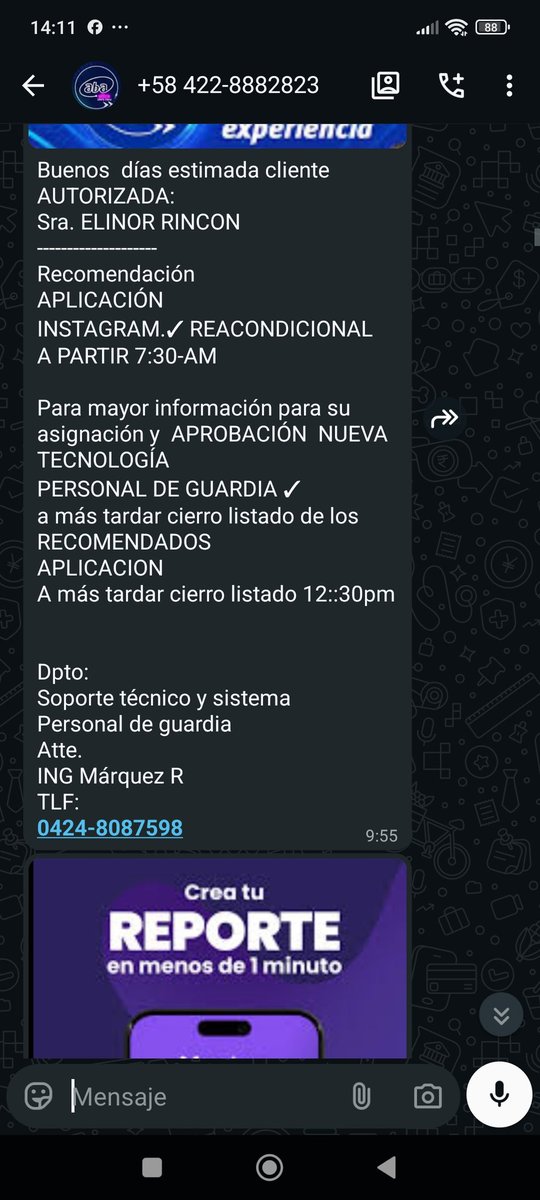 elinel_p's tweet photo. Esta persona se hace llamar ING Marquez, técnico de Cantv https://t.co/vyjNMLeoYk