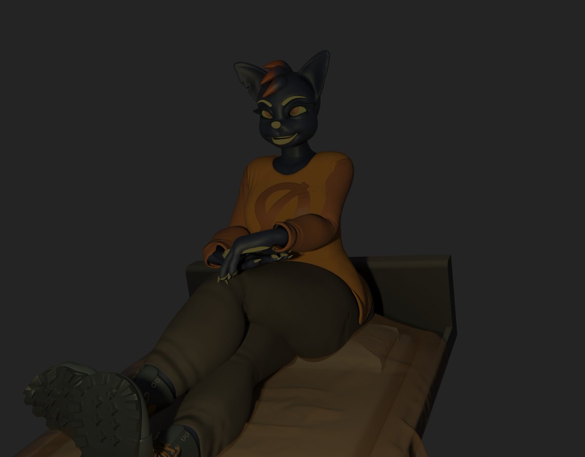 GregDaWolf's tweet photo. Okay! This is my first time trying blender out, but here it is! Hope you all like it!

Mae model is from https://t.co/mSn3ge0Fy5

If it wasn't for it being so beginner friendly, it wouldn't be possible (also available on my FA here: https://t.co/2Kbp5oSxyF) https://t.co/SDw4WfclKH