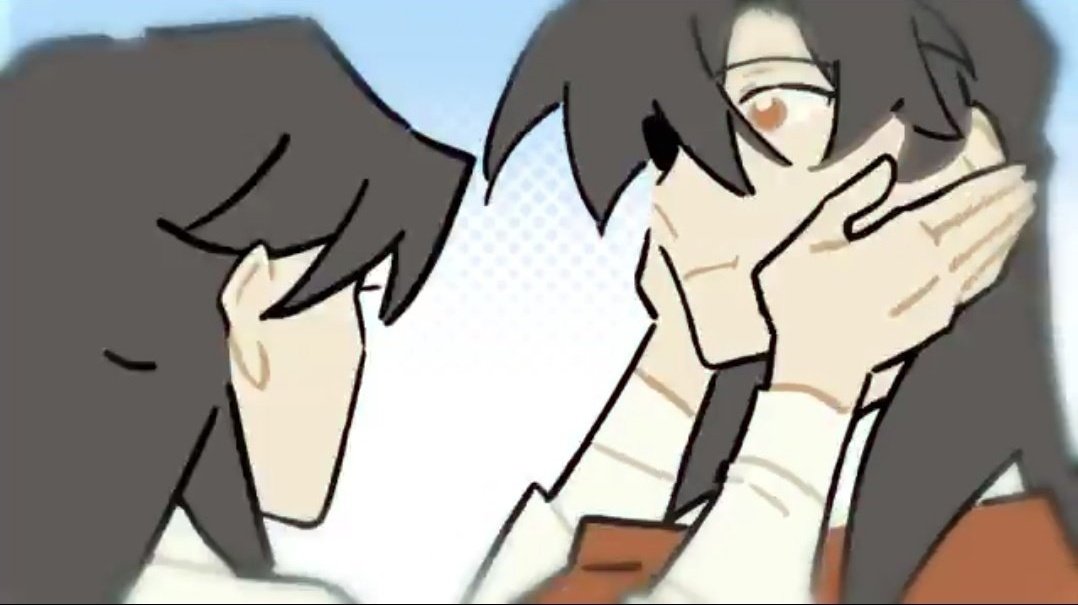 hualianful's tweet photo. xie lian initiating kisses is so special to me 💏 https://t.co/sQcUUxRo3h