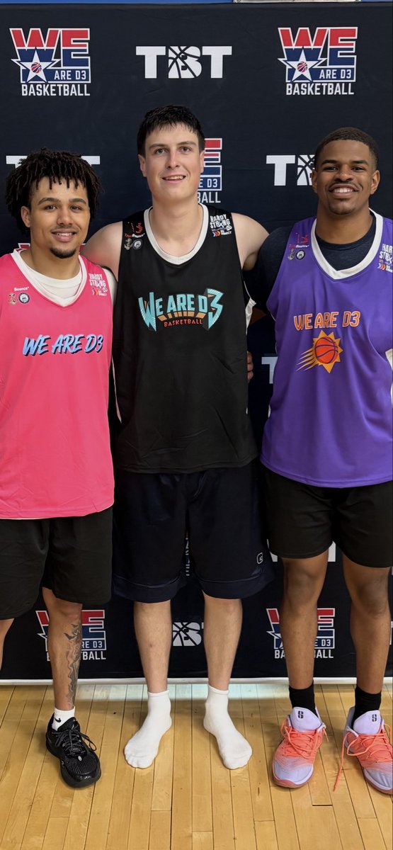 Hood_MBB's tweet photo. Three Blazers (Jevon Yarbrough, Jude Huseby, and Kullen Robinson) participated in the @WeAreD3TBT pro combine this past weekend #LetItFly https://t.co/mEPmeOS1g0