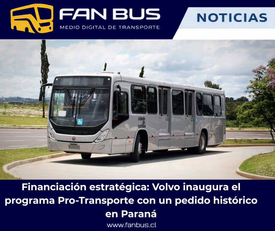 FanBus1's tweet photo. https://t.co/DWx8m0JeEq
El gran desafío del transporte público no es solo la tecnología del autobús, sino la capacidad de pagarlo. En un escenario donde el crédito suele ser el freno para la modernización, Volvo ha dado un golpe de autoridad https://t.co/yeffkmnzoU