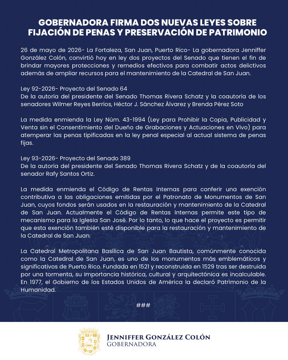 Jenniffer González tweet media