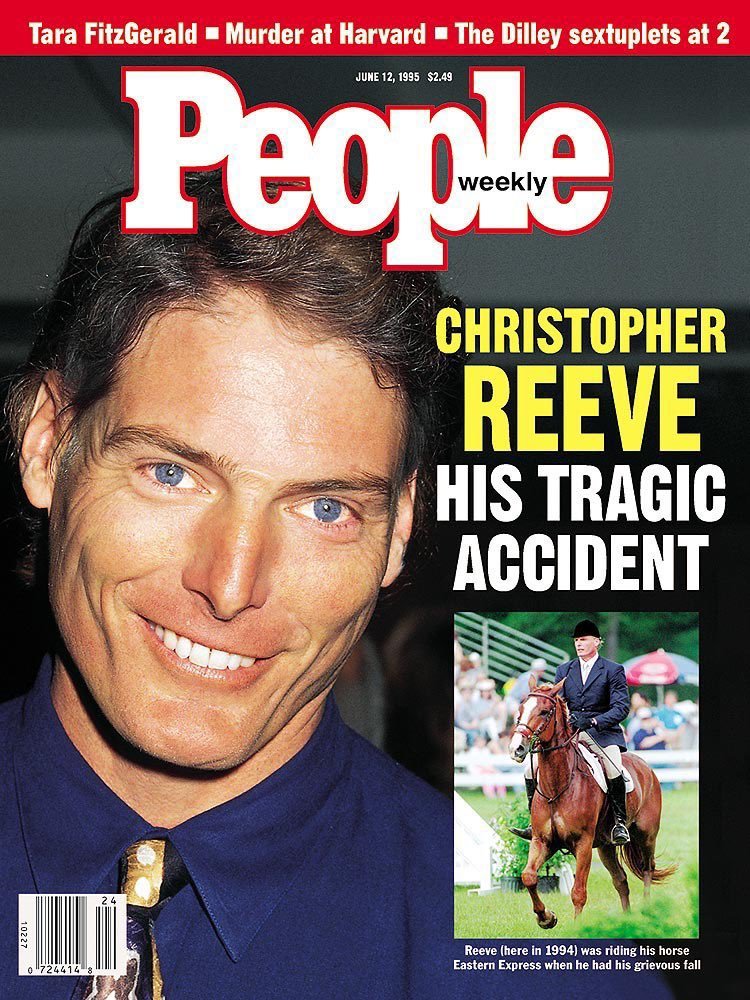 On this date in 1995, actor Christopher Reeve was paralyzed from the ...