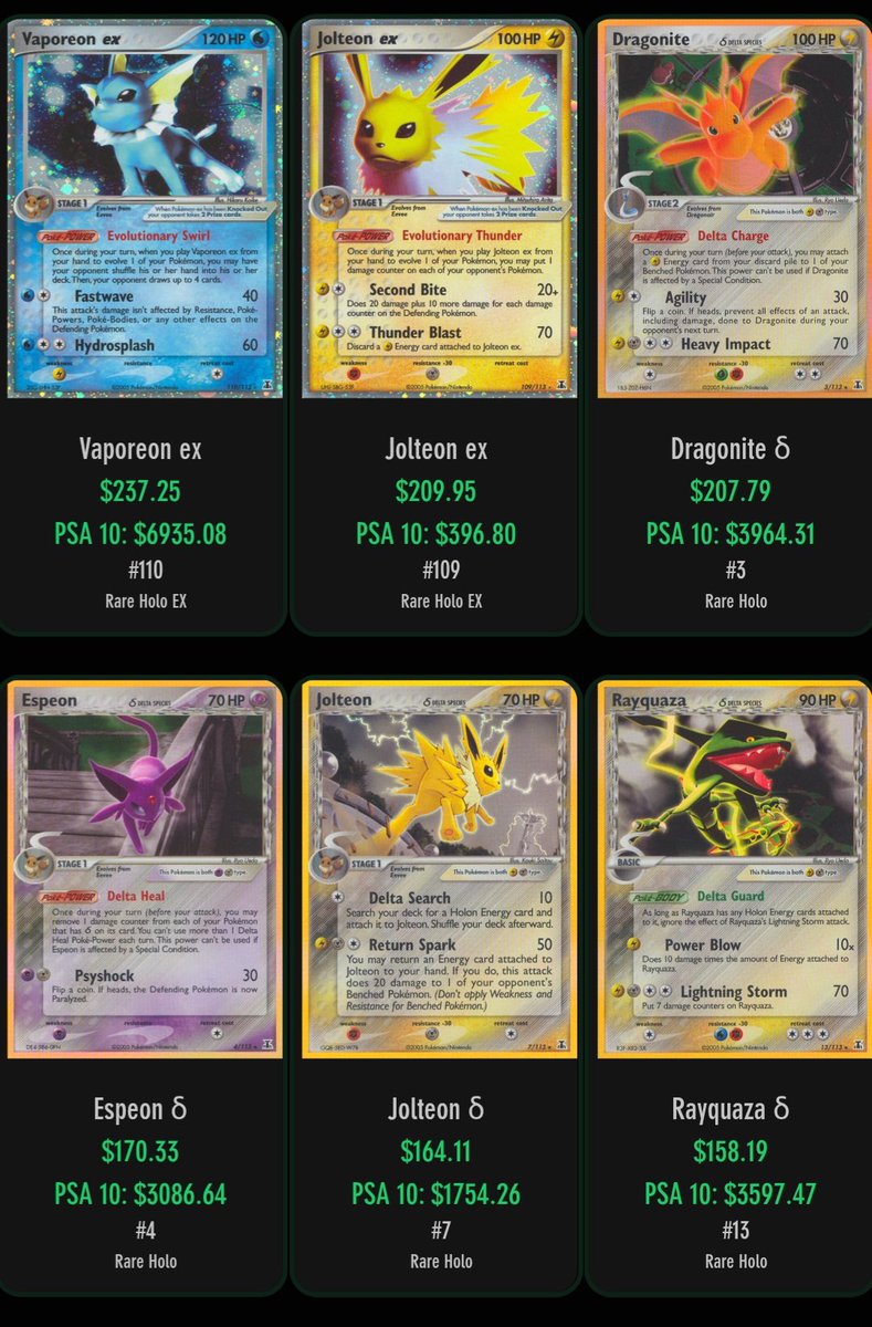 The_Lair_Cards's tweet photo. Top 12 cards from Delta Species, always stay vigilant!

#Pokemon #PokemonTCG #DeltaSpecies https://t.co/0n4gMdlwON