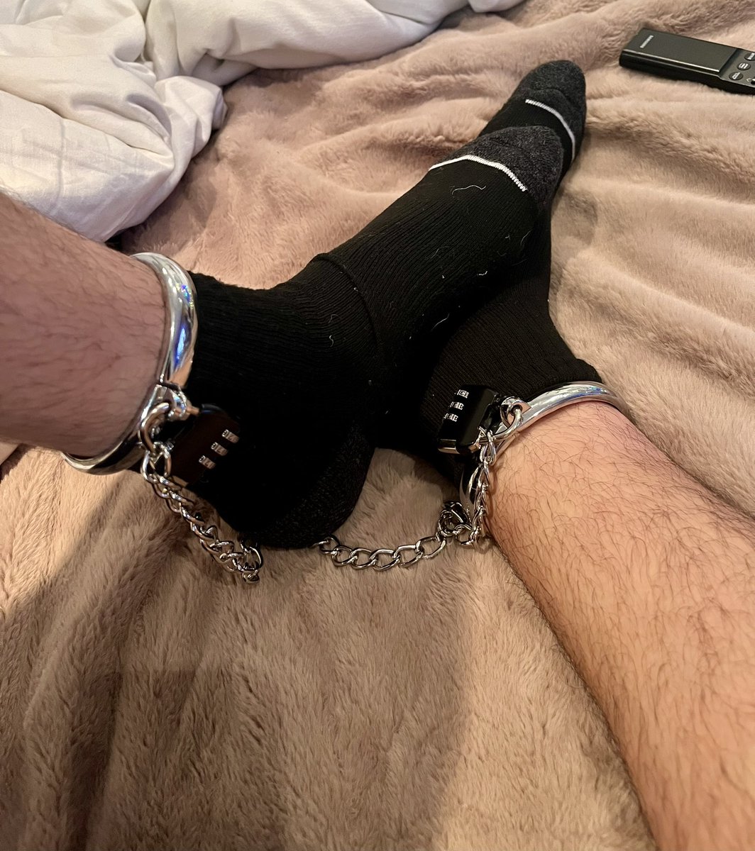 alltiedup27's tweet photo. My owner locked these on me and didn’t give me the lock combination 😒 #gay #gaysub #findom #finsub https://t.co/UwYGyGHWNM