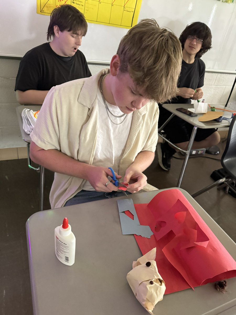 MrsRudolph1's tweet photo. It’s alive! Juniors created monsters today and will have a ghost story competition just like the author of Frankenstein. https://t.co/wAxskFiB3j