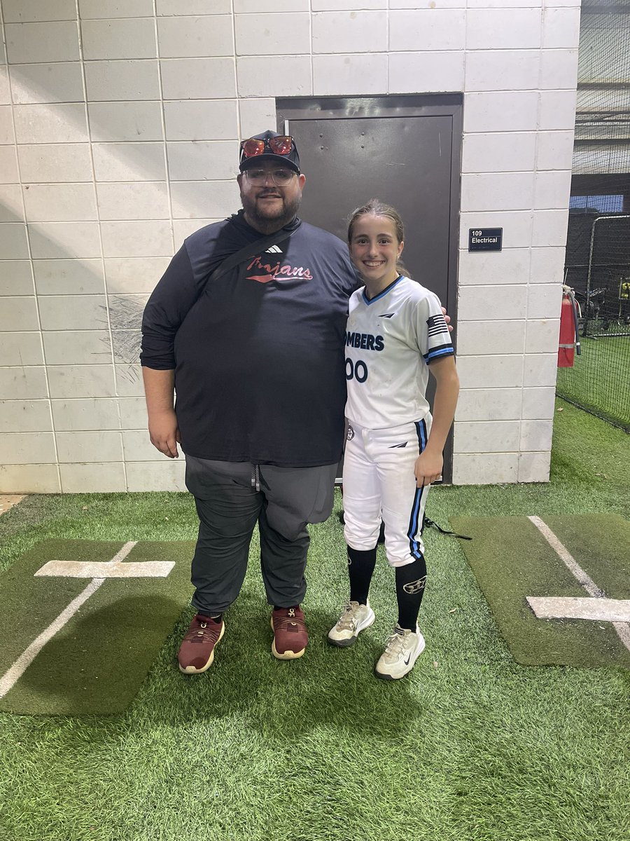 LynnleyHajec00's tweet photo. I can’t thank Coach Hightower enough for the time she spent working with me, her knowledge of pitching is unmatched. I loved Coach Newell’s energy on the field. Can’t wait to come back!!

@TroyTrojansSB 
@ElizabethH_99_ 
@e_newellcoach 
@NateTompkins 
@MackPuck01 https://t.co/8lBCL235sm