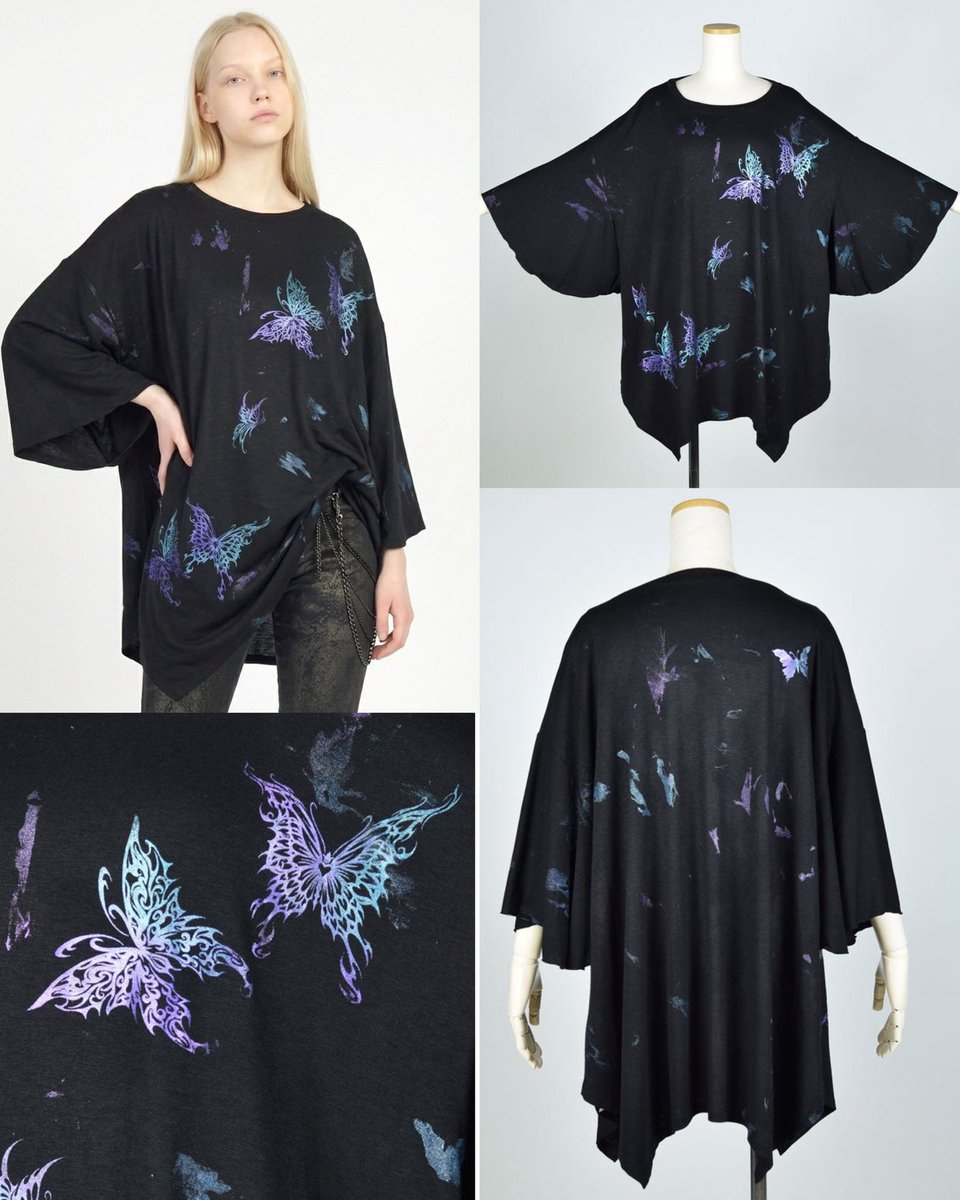 🦋【Butterfly Oversized Tunic Tops】🦋 人気のオーバーサイズ