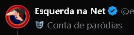 Rychardinho's tweet photo. @rafaelalfajv4_ @esquerdananet " Conta de paródias " É humor pow, lógico que isso aí é só meme https://t.co/6ytTgTD1mw
