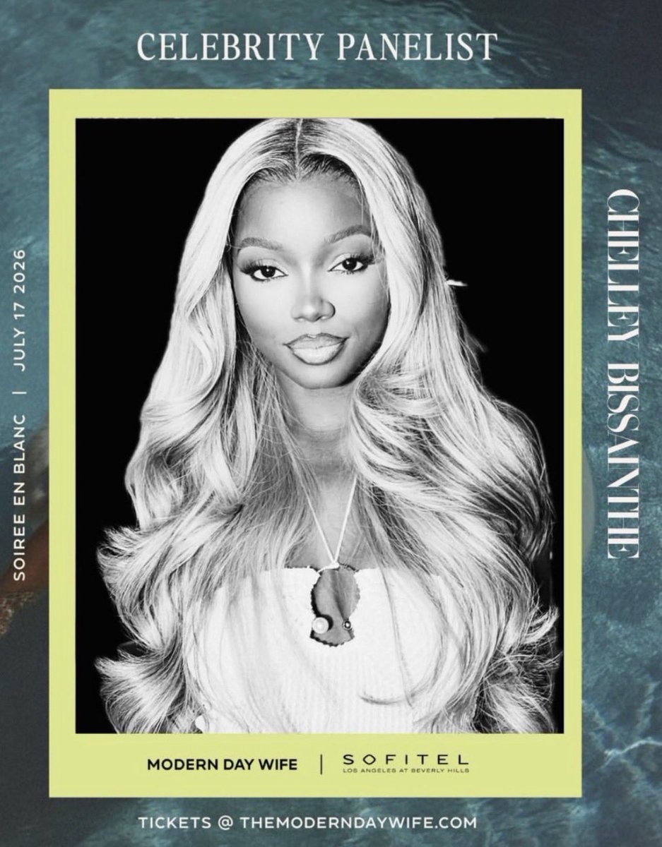 chelleyupdate's tweet photo. Chelley will be on a celebrity panel for Soirée en Blanc on July 17, 2026. 📹 https://t.co/jgwQA7YvwK