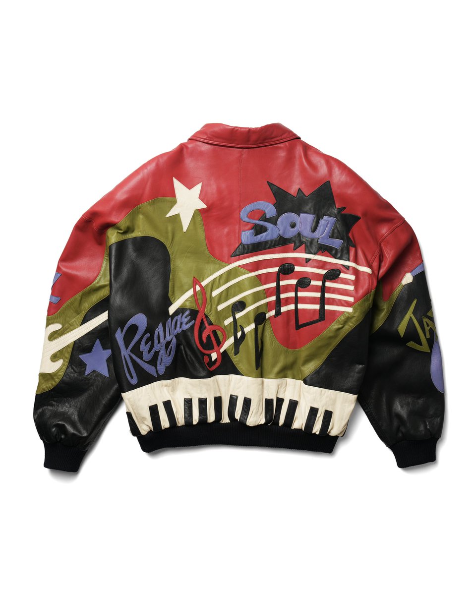 LadePlatinum's tweet photo. 1993 Pelle Pelle “Music” Leather Jacket

OG Version https://t.co/R0KziTBEh3