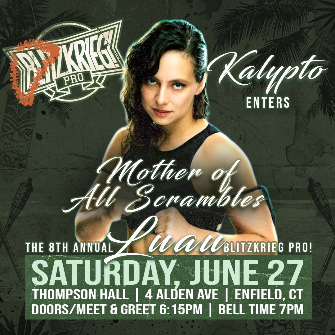 Blitzkrieg_Pro's tweet photo. 🌺 WRESTLERS!! 🌺

Want to make your B!P debut or return at our biggest and most wild show of the year?!

Cut a promo (1 min or less) and tell us why YOU should be an entrant in this years Mother Of All Scrambles!

We will pick 2 finalist, and let one out friends in one of the BIG COMPANIES choose a winner!

QT this with your promo!