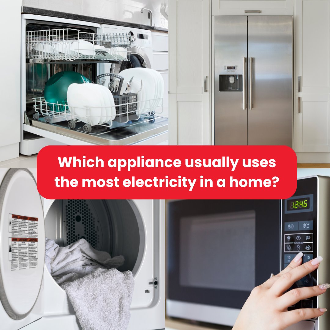 westsidedsm's tweet photo. 🛠️ Appliance Trivia Time

Which uses the most electricity?
A) Dishwasher B) Refrigerator C) Dryer D) Microwave

Answer: B) Refrigerator 🧊 (runs 24/7)

Did you guess right?

Westside Appliance Repair:
https://t.co/sMZBJURT8j | 866-641-5508 🔧 https://t.co/p81wMG3TB2