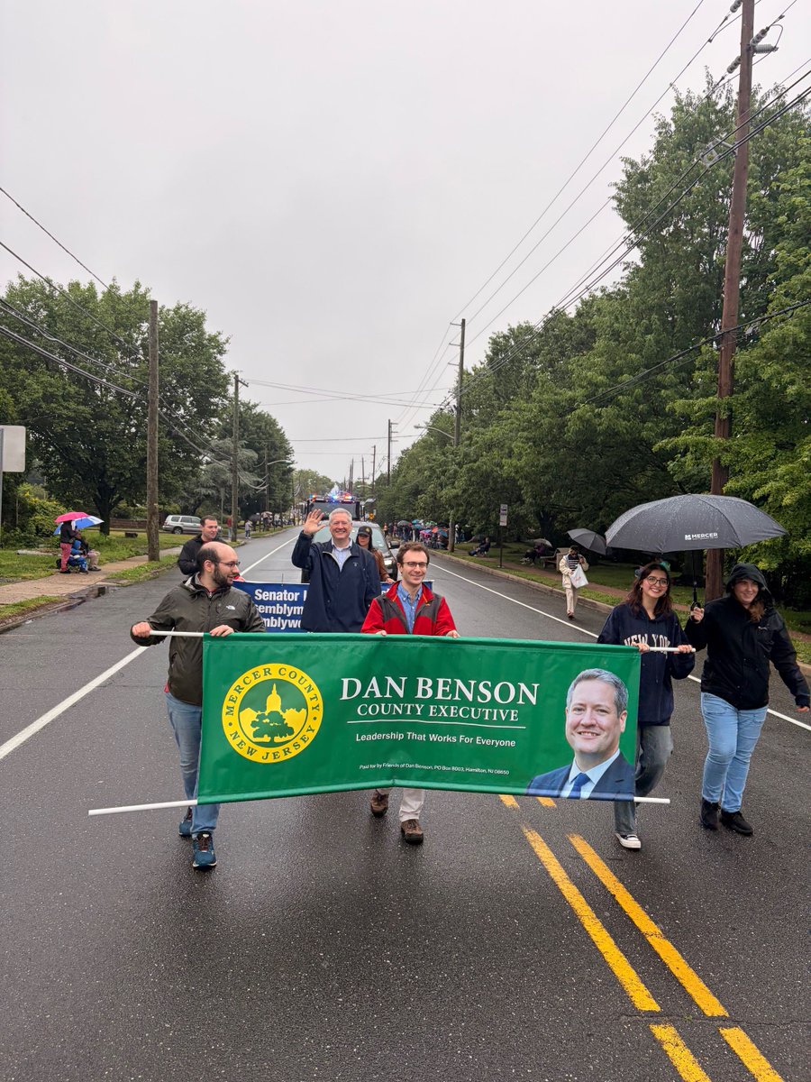 MercerPIO's tweet photo. I was proud to march in the Nottingham Memorial Day Parade and the Historic Groveville Memorial Day Parade yesterday in my hometown of Hamilton, as our community came together to honor the brave men and women who made the ultimate sacrifice in service to our nation. https://t.co/QEeZGas82U