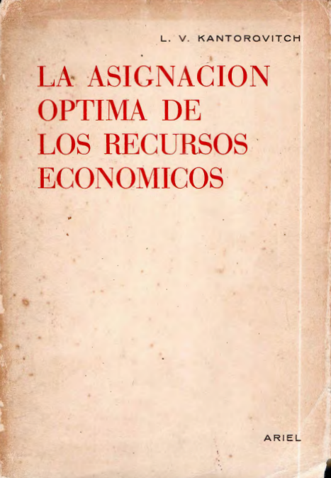 _Sovietologia_'s tweet photo. Un clásico

L. V. Kantorovich - La asignación óptima de los recursos económicos
https://t.co/MCaGYWQWtY https://t.co/ycN5XaJj55