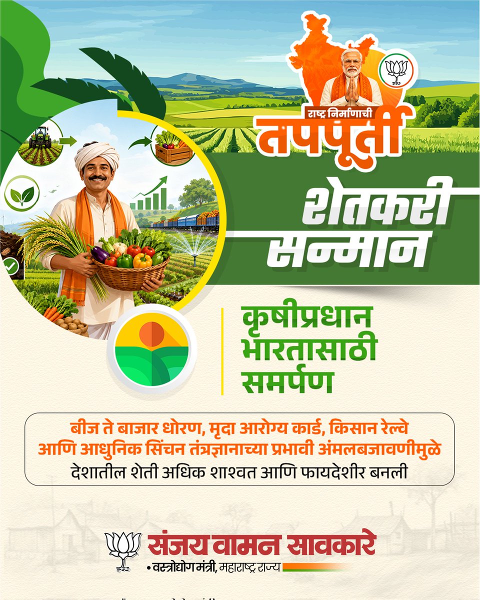 Sanjay Sawkare - संजय सावकारे tweet media