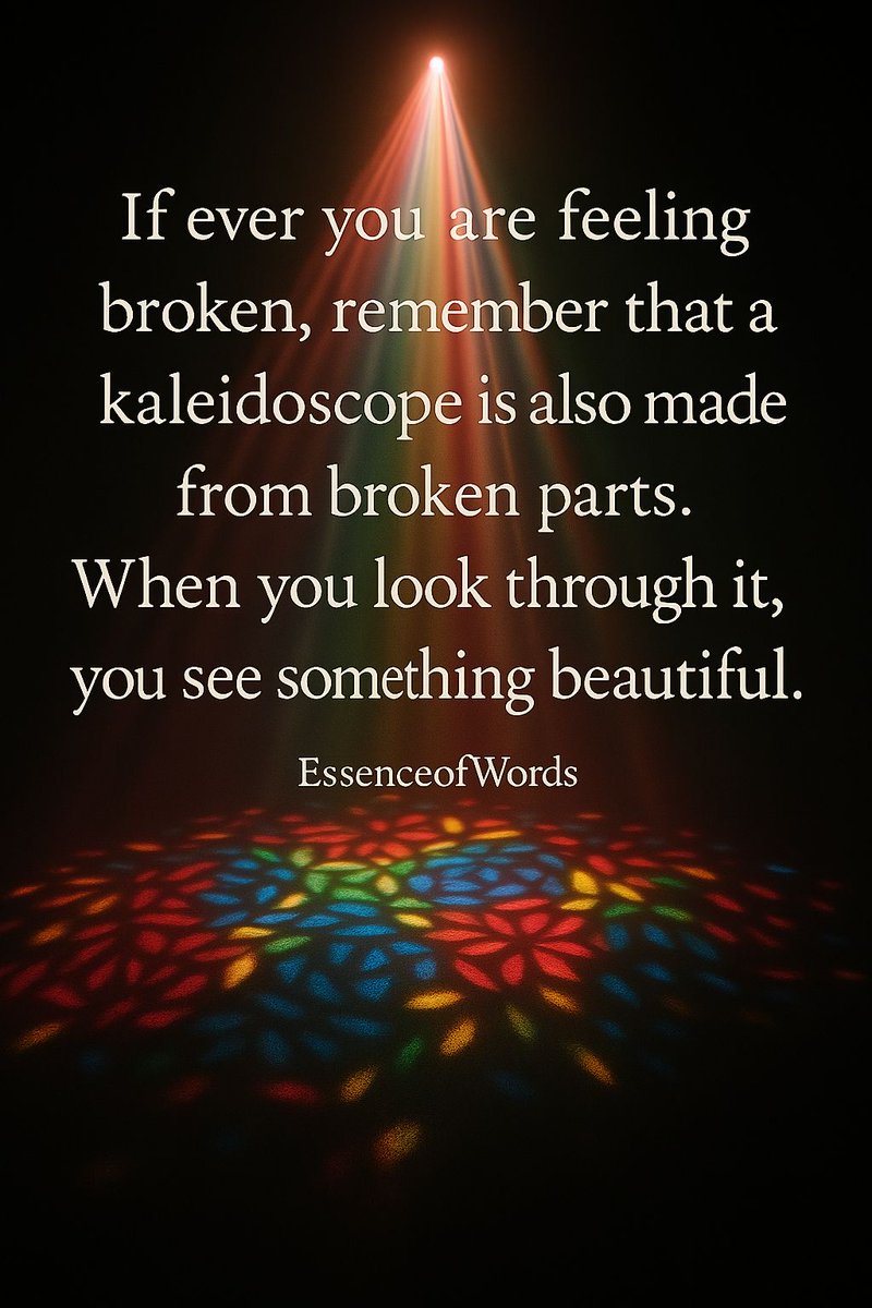 Book_therapy223's tweet photo. Broken pieces create breathtaking patterns. Yours will too. https://t.co/rgWVjlSIoW