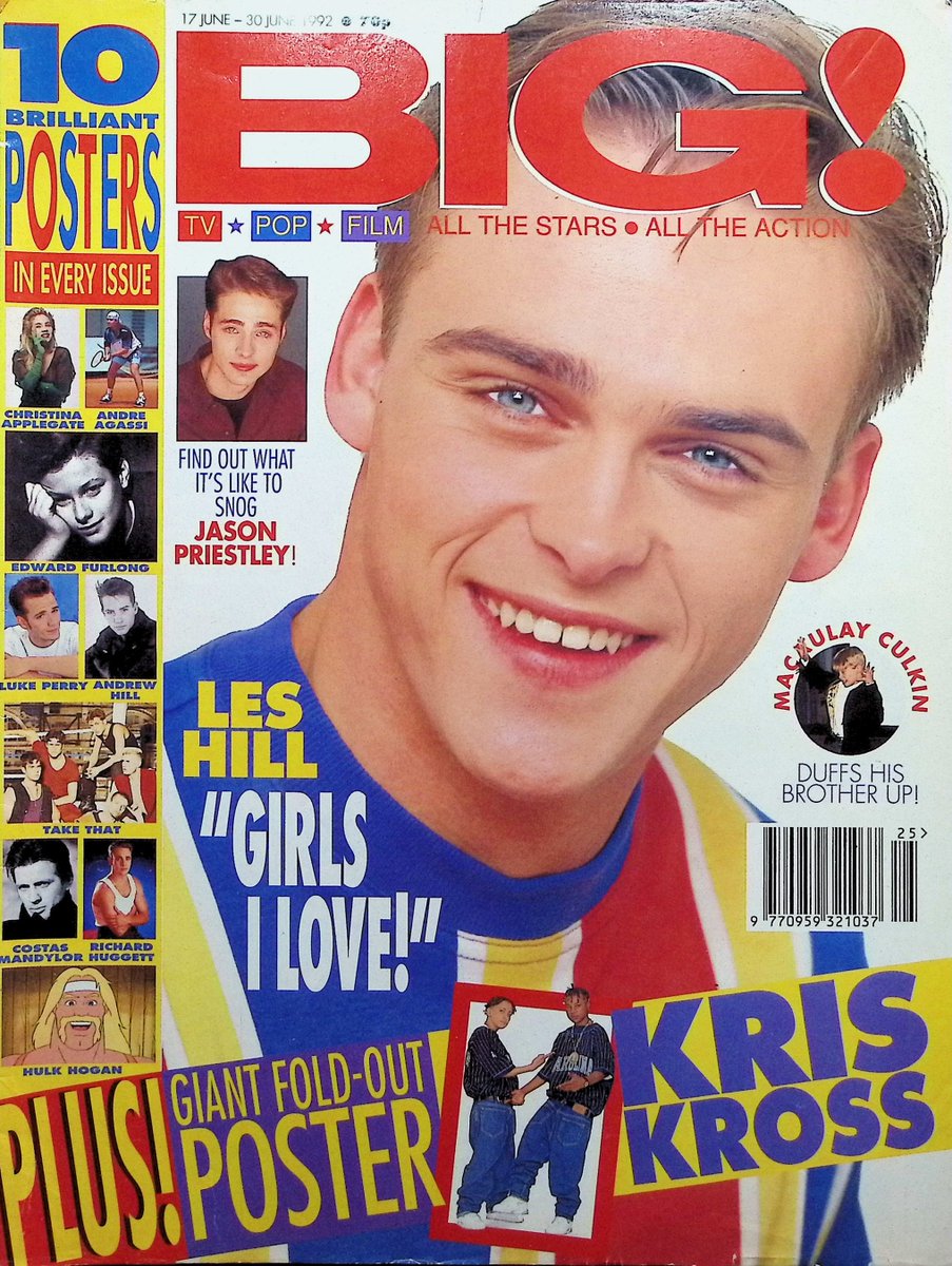 TvDidYouSee's tweet photo. #OnThisDay 17 June 1992 - BIG!
#HomeAndAway's Les Hill reveals "WHAT MAKES ME FALL IN LOVE!"
DANNII DOWN UNDER - #DanniiMinogue gives us a tour of Sydney.
OFF DUTY - How does #LukePerry relax from the pressures of fame?
"I FANCY JODIE FOSTER!" says Edward Furlong. https://t.co/amHmu94qqF
