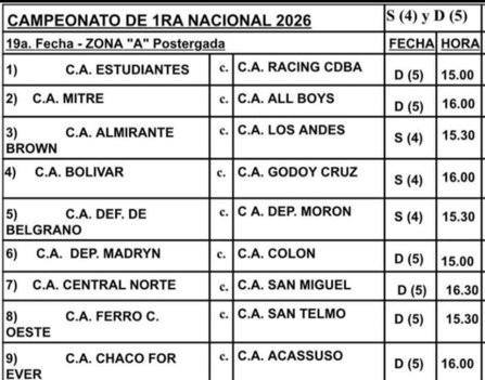 AllBoysLocura's tweet photo. #AllBoys jugará contra #MitreSdE; el Domingo 5 de Julio a las 16 Hs. https://t.co/U1nOLAMKA2