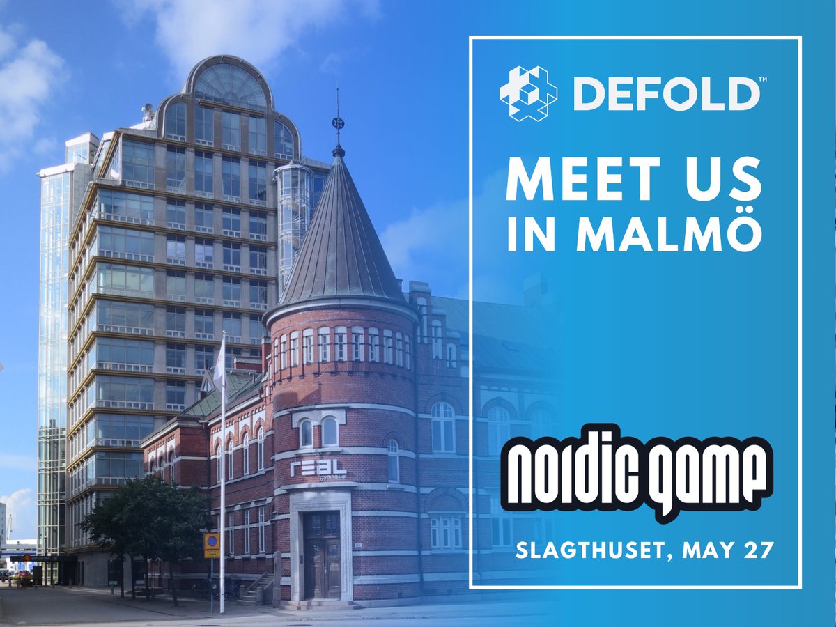 defold's tweet photo. If you’re attending @NordicGame in Malmö, Sweden, you might have a chance to meet @bjornritzl tomorrow, May 27, at Slagthuset - come say hello! 👋🇸🇪

#MadeWithDefold #NordicGame #gamedev #indiedev https://t.co/4opK3LIJ5j