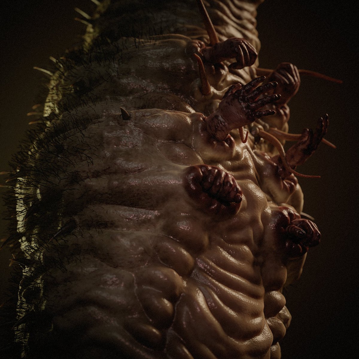 Chocobter's tweet photo. Puffy hairy maggot
#3d #monster #monsterdesign #creature #creatureart https://t.co/D3yEZW6EoE
