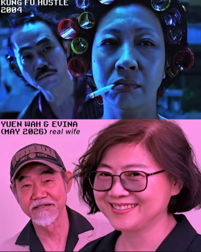 Jabz_CFC's tweet photo. Our favorite landlords from KUNG FU HUSTLE 2004, then and now. https://t.co/VhkoxM86uf