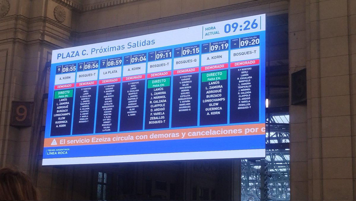 Nicolimassosa's tweet photo. 🚨🚆CAOS EN EL TREN ROCA POR UN ACCIDENTE EN GERLI

- Desde esta mañana, se registran demoras y cancelaciones en los ramales Ezeiza, Alejandro Korn y Bosques vía Temperley por un accidente fatal entre Lanús y Gerli.
- El cuerpo de la persona fallecida fue retirado pasadas las 11. https://t.co/bJy5hcvmvo