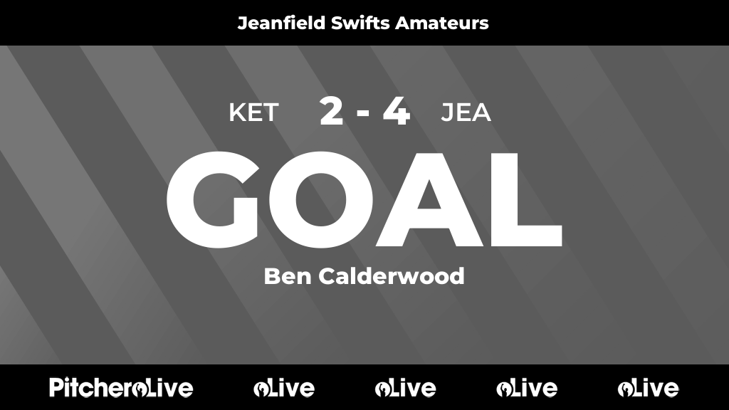 COYJS's tweet photo. 37': Ben Calderwood scores for Jeanfield Swifts AFC 🙌
#KETJEA #Pitchero
https://t.co/WFjA3KN4T6 https://t.co/75xNmdBvWk