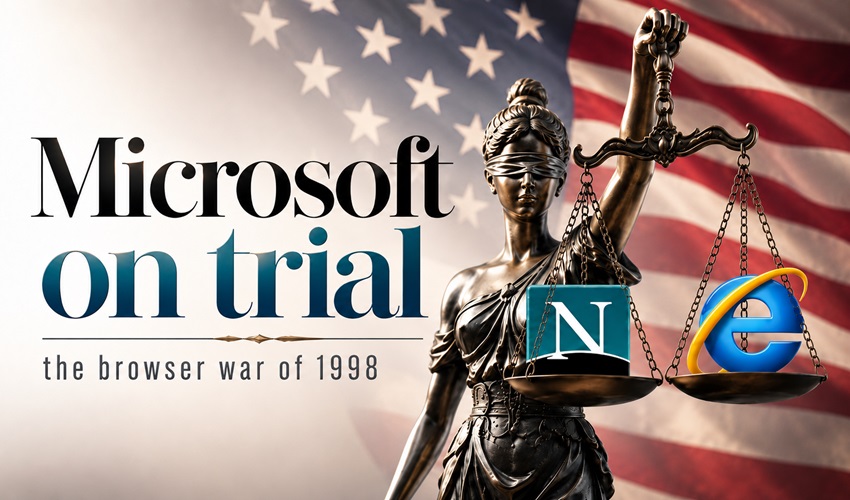 AmigamagazineGA's tweet photo. Microsoft antitrust case 1998 explained: Internet Explorer, Netscape, and the browser war https://t.co/TxkAZFuPs1 #Microsoft #Antitrust #BrowserWar #Internet #Netscape #BigTech #Monopoly #Windows #90s https://t.co/uHZBtwHFiF