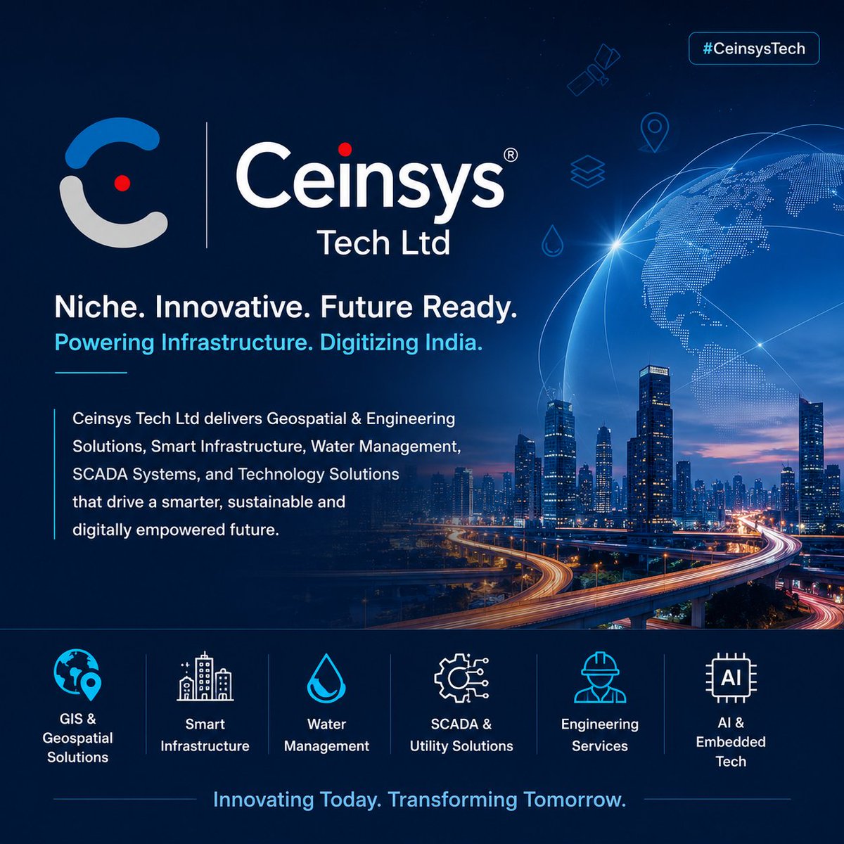 Value_of_Growth's tweet photo. ๐งต Ceinsys Tech Ltd โ One smallcap that looks quite interesting at current levels
CMP : 984
Not a normal IT services company.
The company operates in:
โข GIS & Geospatial
โข Smart infra
โข Water tech
โข SCADA systems
โข Engineering solutions
โข AI/embedded tech
#CeinsysTech
1๏ธโฃ Business positioning is very unique.
The company works across:
โ Water
โ Energy
โ Telecom
โ Transport
โ Smart city infra
โ Engineering digitization
Clients include:
ISRO, L&T, WAPCOS, MahaVitaran, NHAI etc.
2๏ธโฃ Financial growth has been strong ๐
FY25 โ FY26:
โข Sales: โน418 Cr โ โน661 Cr
โข Operating Profit: โน80 Cr โ โน146 Cr
โข PAT: โน63 Cr โ โน133 Cr
Thatโs massive growth for a โน2000 Cr market cap company.
3๏ธโฃ Margins are also improving steadily.
OPM:
โข FY25: 19%
โข FY26: 22%
ROCE:
~27%
Healthy operational improvement visible.
4๏ธโฃ Quarterly performance also remains strong.
Latest quarter:
โข Sales growth: +20% YoY
โข EBIT growth: +50% YoY
โข Net Profit growth: +70% YoY
Not just revenue growth โ profitability growth also visible.
5๏ธโฃ Another important point: Order book growth.
Order book improved from:
โน700 Cr โ โน1197 Cr
This gives decent revenue visibility going forward.
6๏ธโฃ What makes the story interesting?
India is entering a phase where:
โข GIS mapping
โข Smart water infra
โข Utility digitization
โข Smart metering
โข Infra tech integration
could become multi-year themes.
Ceinsys is already positioned there.
7๏ธโฃ Risks also exist โ ๏ธ
โข Smallcap volatility high
โข Promoter holding reduced slightly
โข Client concentration present
โข Cash flow consistency needs monitoring
So allocation discipline is important.
8๏ธโฃ Stock corrected heavily from ~โน1900 to below โน800 earlier.
Now trying to stabilize around important zones.
Risk-reward looks far better now compared to euphoric levels.
9๏ธโฃ Final View ๐
Not calling it risk free.
But among niche smallcaps, this looks like a very interesting โInfra + Tech + GISโ play for long-term tracking.
Execution consistency will decide whether this becomes a multibagger or just another cyclical smallcap.
Not a buy/sell call.
#StockMarket #Smallcaps #IndianMarkets #Investing