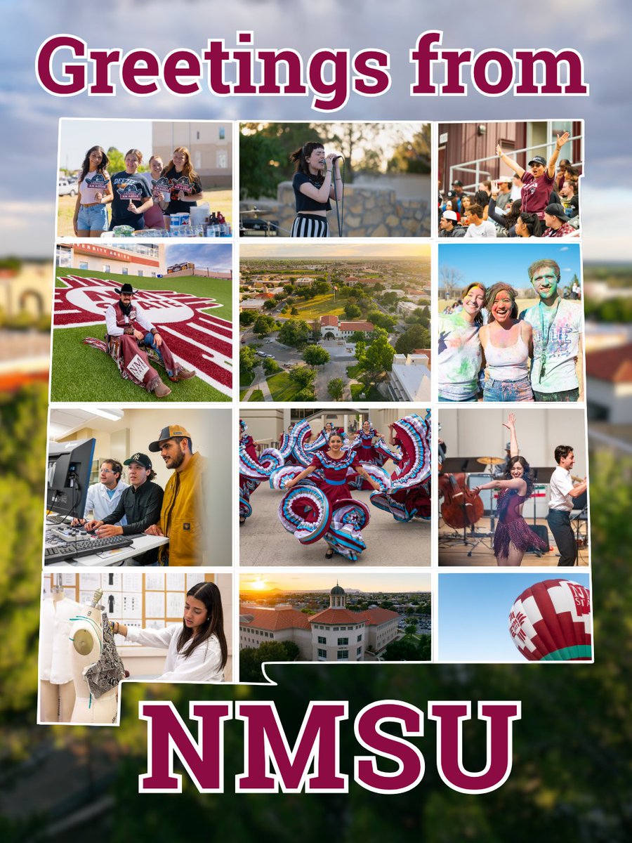 nmsu's tweet photo. Greetings from NMSU 🤠 ✉️ https://t.co/eLcNDCfLNP
