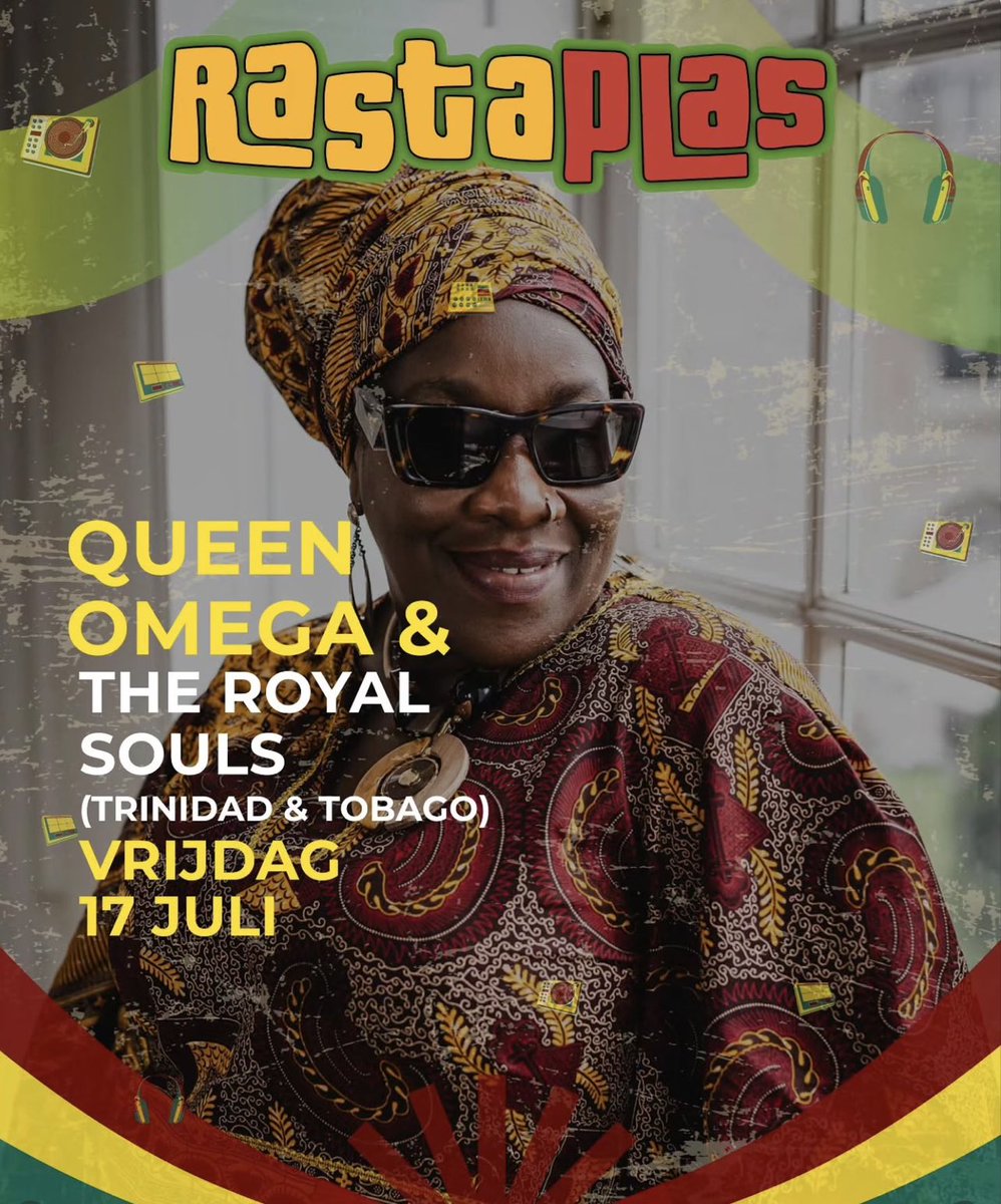 rastaplas's tweet photo. HEADLINER · VRIJDAG 17 JULI
QUEEN OMEGA &amp; THE ROYAL SOULS TRINIDAD &amp; TOBAGO
Queen Omega brengt de authentieke reggae vibes van Trinidad en Tobago naar #RastaPlas. Met haar band zal ze een onvergetelijke show neerzetten vol roots reggae energie.
#OneLove #Zoetermeer https://t.co/2LRM5SUaQC