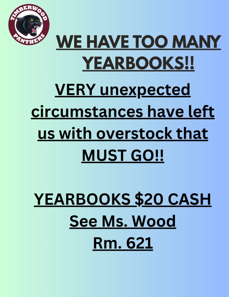HumbleISD_TMS's tweet photo. Last Chance Yearbook $20!!!! https://t.co/MAOUz3IoBU