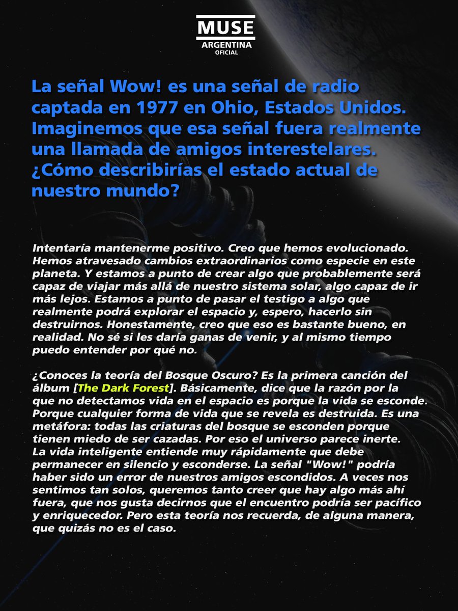 MUSE ARGENTINA OFICIAL tweet media