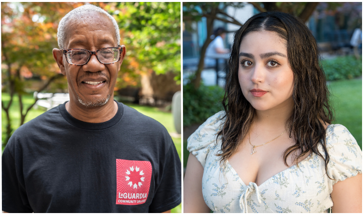 LaGuardiaCC's tweet photo. From a Marine Corps veteran returning to school to a student who began her journey learning English, Michael Todd Hall and Mia Gonzalez will represent @LaGuardiaCC’s Class of 2026 at Commencement 🎓♥️

#LAGCCgrad2026 #CUNY2026 #ClassOf2026 https://t.co/mpYcgtLiAx