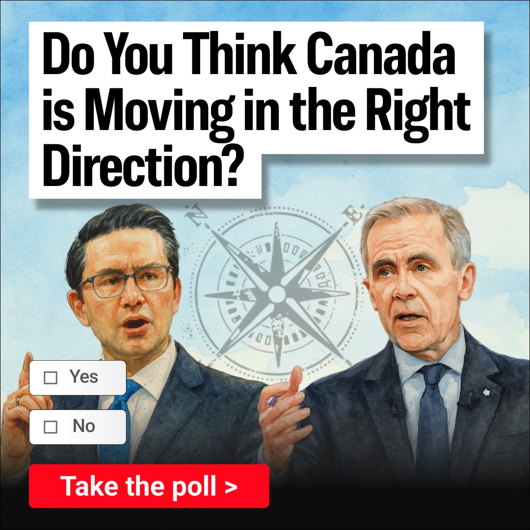 EpochTimesCan's tweet photo. Is Canada Moving in the Right Direction?
Take the poll → Your voice counts!