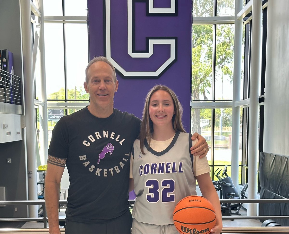 AAcello's tweet photo. After a great visit with @coachbrase , I’m honored to receive an official offer from Cornell College to play basketball at the next level. Thank you to Coach Brase and the entire staff for this incredible opportunity! Go Rams! https://t.co/RrxfWj0Se7