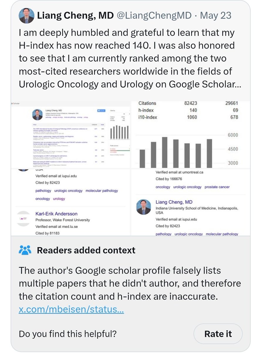 Well well the #papermill #fraud @LiangChengMD deleted his tweet in ...