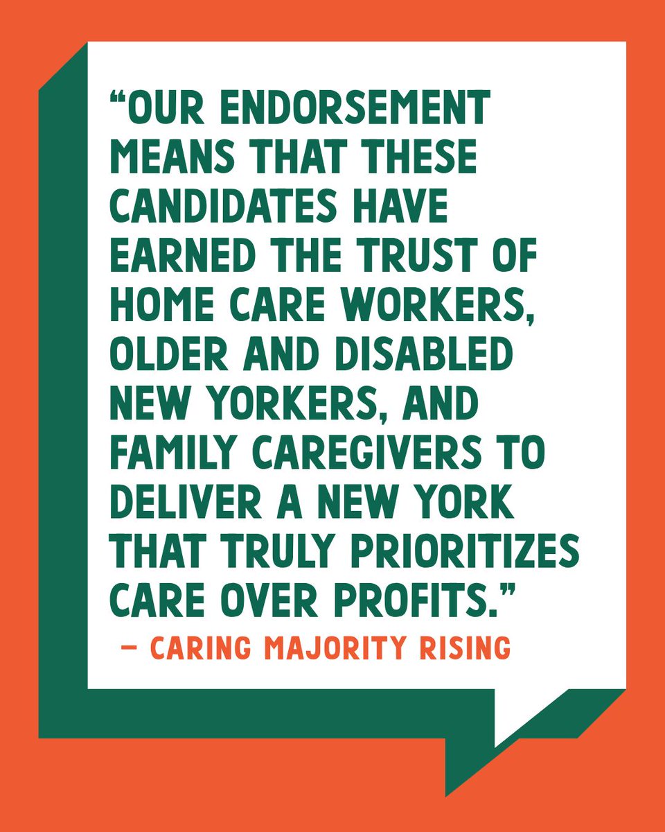 david4queens's tweet photo. Proud to be endorsed by @CaringMRising. Together, we'll fight for a NY that works for our seniors, disabled NYers, family caregivers, and the home care workers who support our loved ones, not corporations looking to turn a profit on care. https://t.co/FPkbobP3Hm