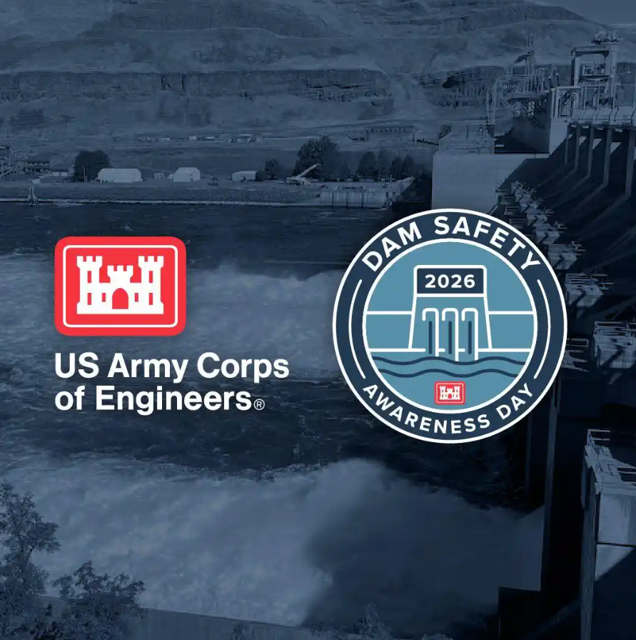 CorpsNewEngland's tweet photo. May 31 is National Dam Safety Awareness Day, a reminder that dam safety programs are important to monitor dams and follow best safety practices. To learn more about dam safety and the dams in your area, visit the National Inventory of Dams: https://t.co/29HgHCZmEF #DamSafetyDay https://t.co/E85FGaEB2t