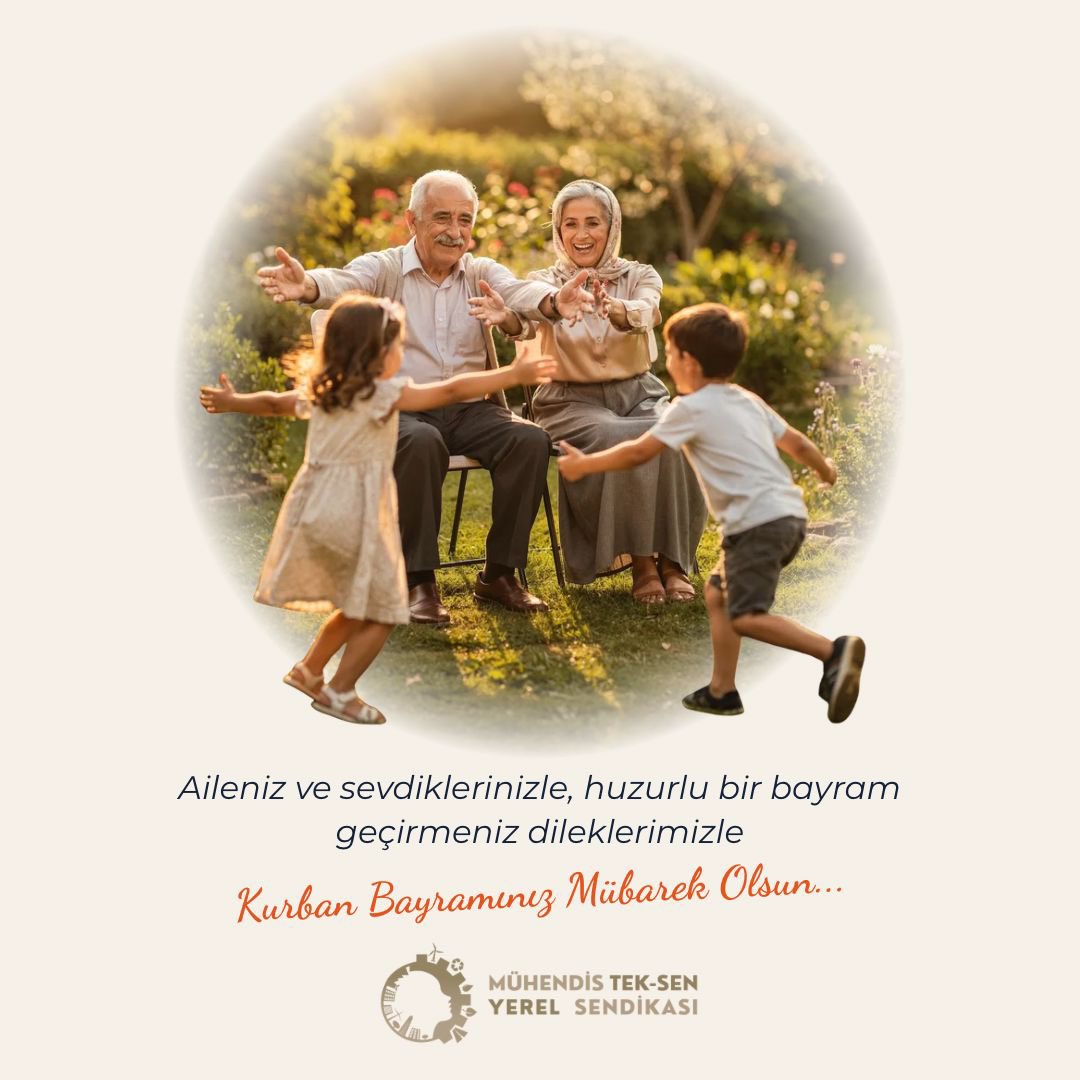 MuhTekYerelYntm's tweet photo. Mühendis Tek-Sen Yerel Sendikası olarak;

Kurban Bayramı; paylaşmanın, dayanışmanın, birlik ve beraberliğin en güzel ifadesidir.
Başta teknik hizmetler sınıfı çalışanları olmak üzere tüm üyelerimizin ve kıymetli ailelerinin Kurban Bayramı’nı en içten dileklerimizle kutluyor; sağlık, huzur ve bereket dolu nice bayramlar diliyoruz.

Kurban Bayramımız mübarek olsun.
#TeknikAklınGücü
#GüçlüMühendisGüçlüTürkiye
@MuhTekSen_Konf 
@MuhTekYerelYntm