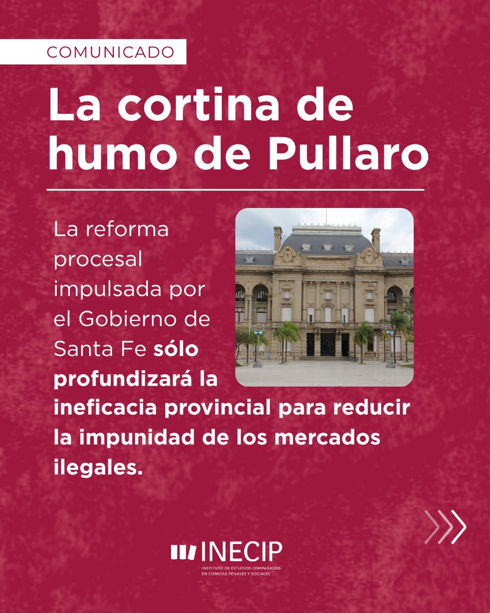 INECIP's tweet photo. 📢 La cortina de humo de Pullaro

📲 Lea el comunicado: https://t.co/e3bWGJQz1V https://t.co/OECih6RQnf