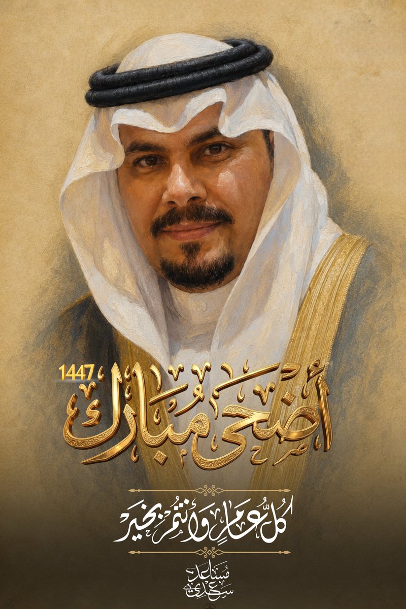 binsadi222's tweet photo. #عيد_الأضحى_المبارك
كل عام وأنتم بخير وعساكم من عواده 🌹🌹 https://t.co/ZUhJnCR0iY