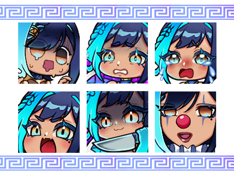 MeikoYomi's tweet photo. @maximoonn Olá!! Eu faço emotes, esses são alguns dos meus trabalhos

Faço por R$ 15 cada https://t.co/T1GxTl9uJu