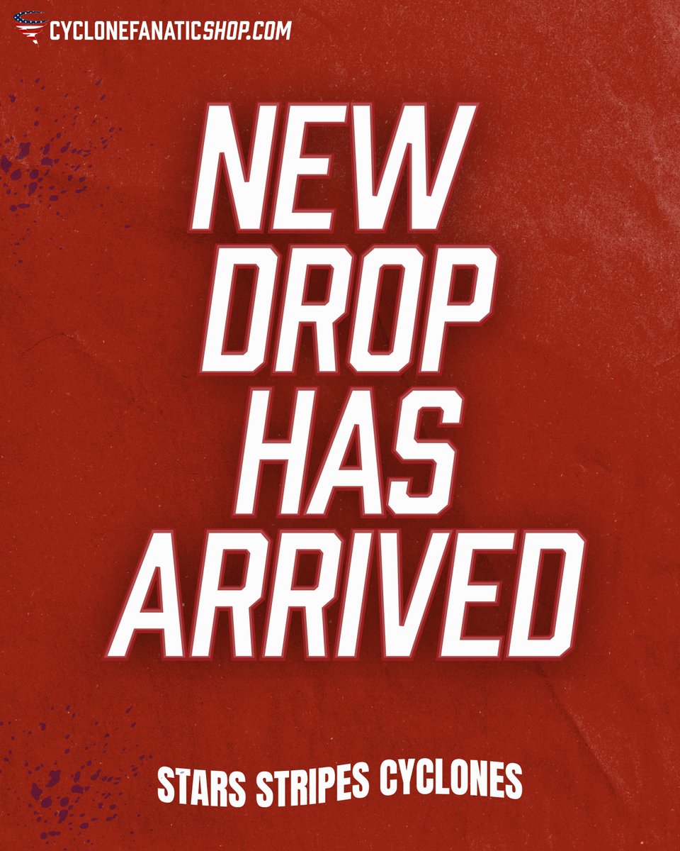 cyclonefanatic's tweet photo. 🇺🇸Our patriotic collection is live, but limited - so shop now! Tanks, Tees, &amp; Hoodies plus drink wear, decor, jewelry and more! 

Stars ⭐️ Stripes 🇺🇸 Cyclones 🌪️ 

https://t.co/gWZ5tS20vH https://t.co/K09JRz1LSN