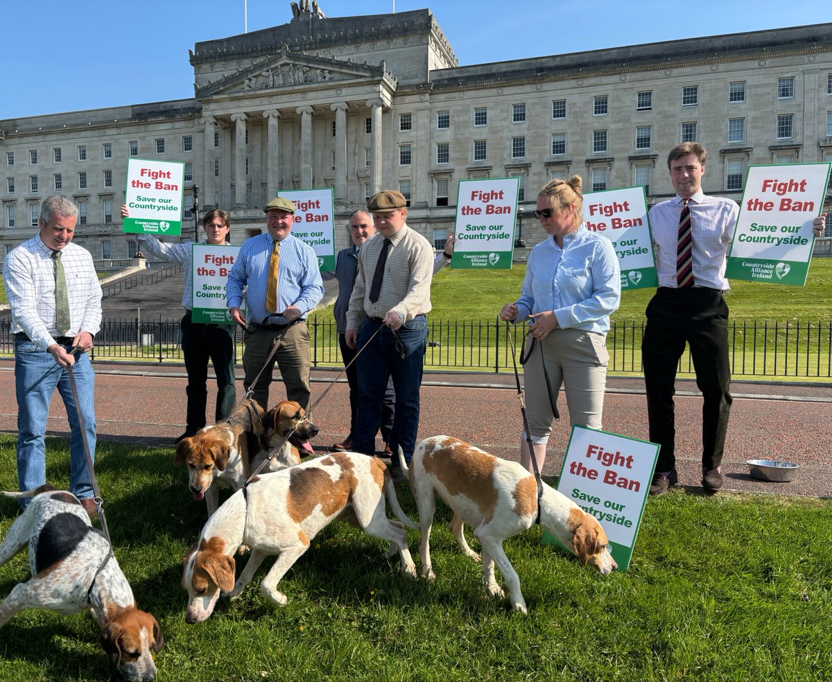 CApressoffice's tweet photo. 🚨🧵Breaking: @CAIreland fight on!

John Blair’s Hunting with Dogs Bill was today (26 May) voted through by the Assembly at its second reading, despite stark warnings from NI’s former Attorney General that the legislation would be devastating for rural communities 1/4 https://t.co/niqs6Vjk8d