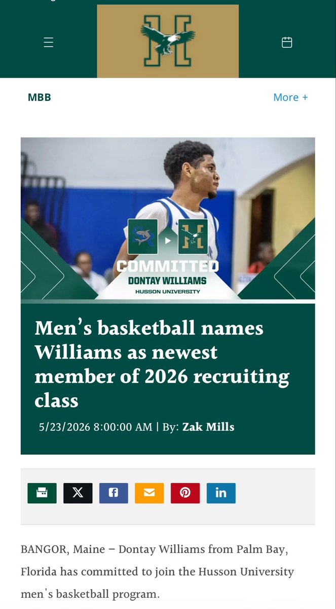 D1kTay's tweet photo. As of may 23rd I am officially commited to Husson University. I would like to thank my family, my pops, friends, teammates and coaches for the tremendous support over the course of my journey.  #AGTG #NextChapter ❤️‍🔥 https://t.co/MCQpt7mASk