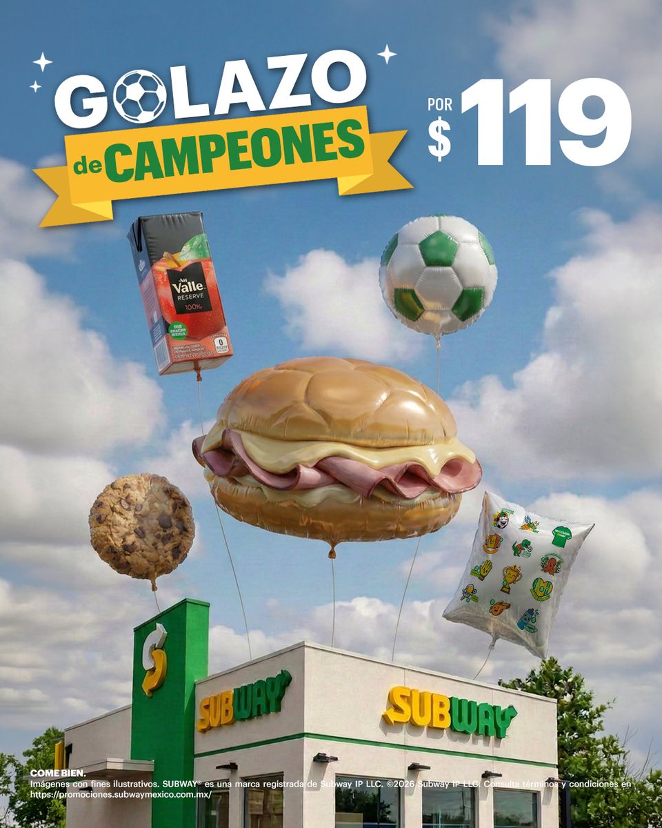 Subway® México tweet media